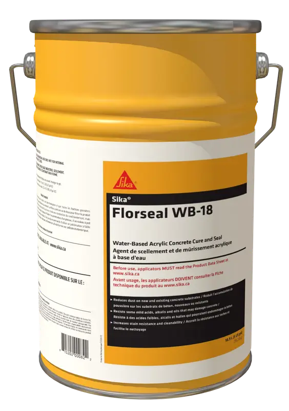 Sika - Florseal WB-18 Concrete Cure and Seal 18.9 L