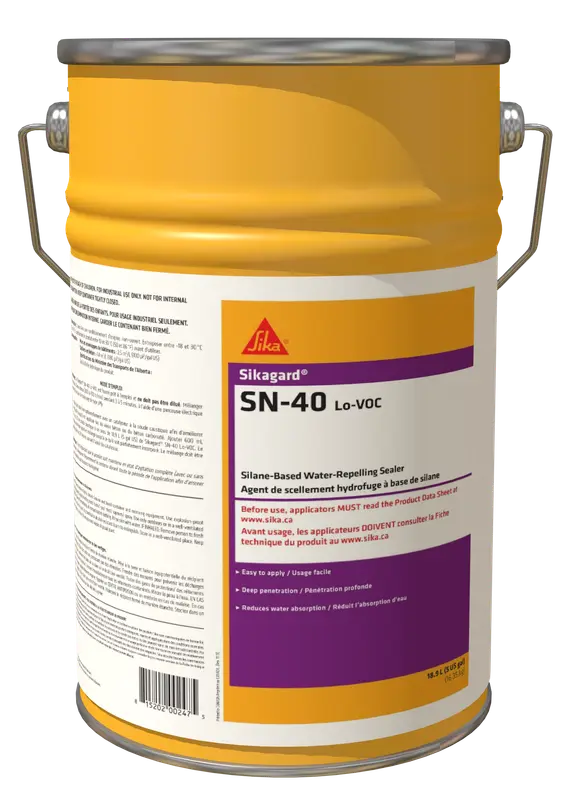 Sika - Sikagard Sn-40 Lo-Voc Water-repelling Sealer 18.9 L