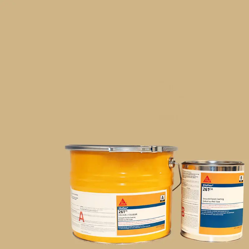 Sika - Smooth Finish Coating Sikafloor-261 Ca RAL 1001 Beige Part A + B - 10 L