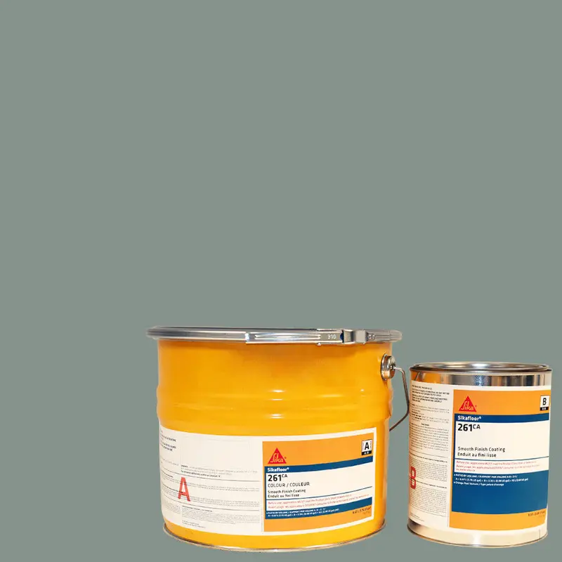 Sika - Smooth Finish Coating Sikafloor-261 Ca RAL 7040 Window Grey Part A + B - 10 L