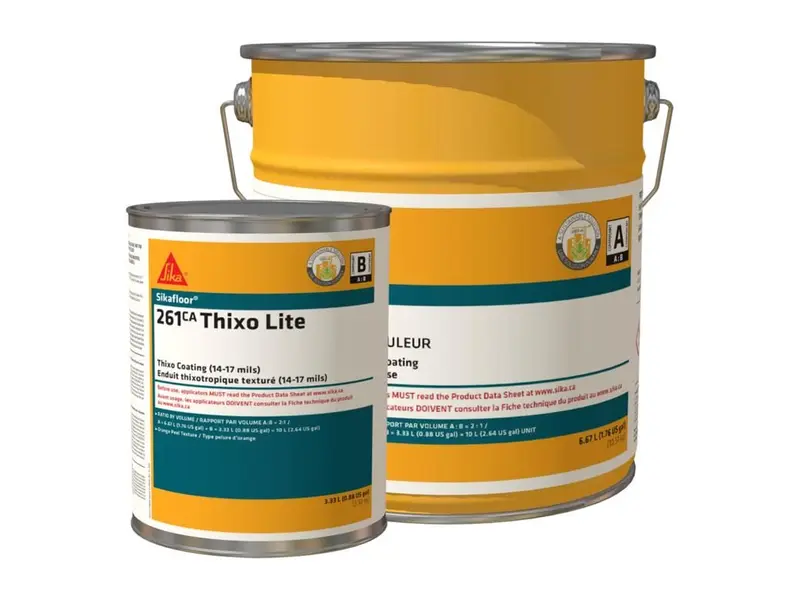 Sika Epoxy Coating Sikafloor-261 Ca Thixo Lite RAL 7030 Stone Grey Part A + B - 30 L