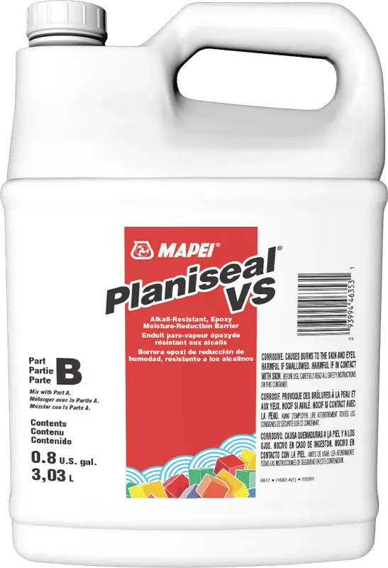 Mapei - Moisture Reduction Barrier Planiseal VS Alkali-Resistant Epoxy Part B Jug 3.03 L