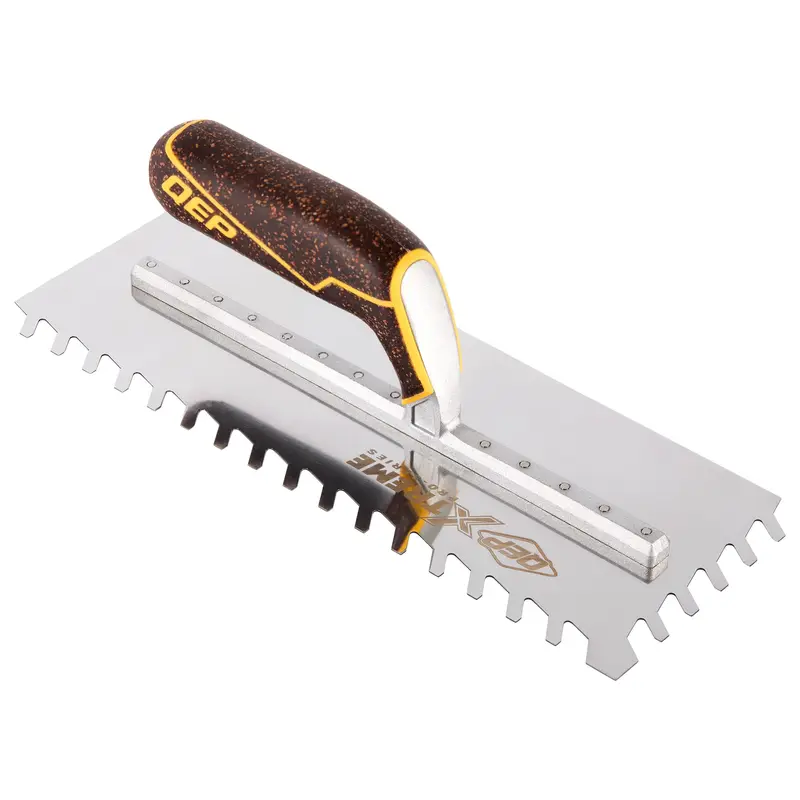 Cork Handles Trowel 1/2" Slant Notch