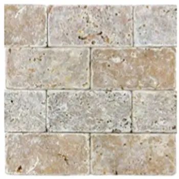 Anatolia - Floor Tiles Noce Tumbled 3" x 6" (Sold in Sqft)