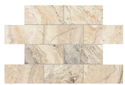 Anatolia - 3 X6 Filled & Honed Picasso Travertin
