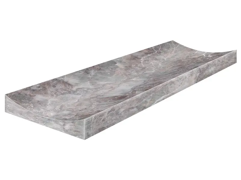Anatolia Wall Tiles Sereno Burgundy Fluto Honed 4" x 12"
