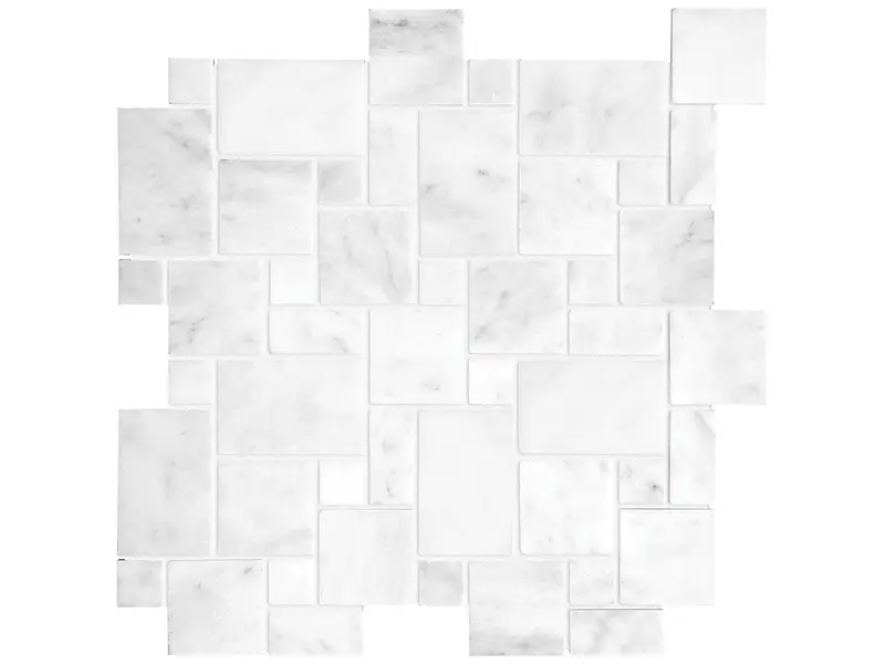 Anatolia - Marble Mosaic Bianco Venatino Mini Versailles Polished 12" x 12"