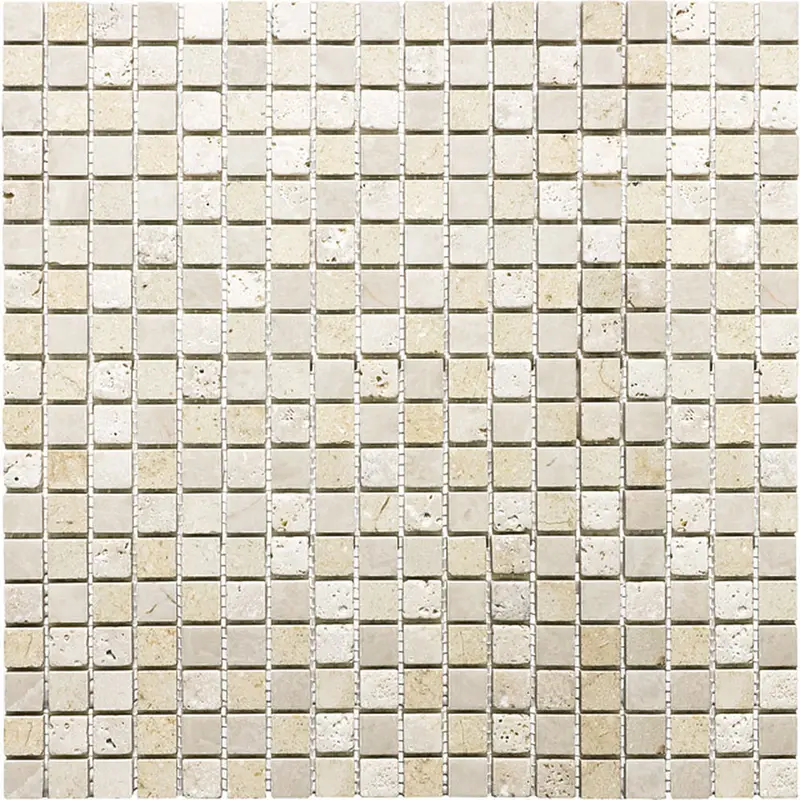 Anatolia - Natural Stone Mosaic Blend Summerhouse Honed - 5/8" x 5/8"