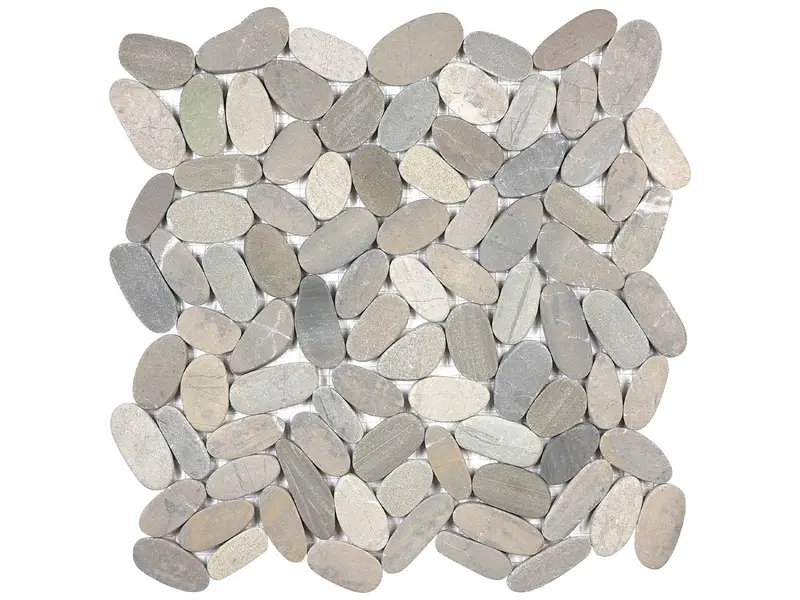 Anatolia - Natural Stone Mosaic Zen Vitality Mica Flat Pebble Matte 12" x 12"