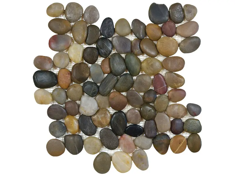 Anatolia - Natural Stone Mosaic Zen Bora Wilderness Pebble Matte 12" x 12"