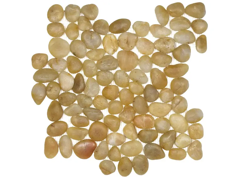 Anatolia - Natural Stone Mosaic Zen Tonga Sunset Pebble Matte 12" x 12"