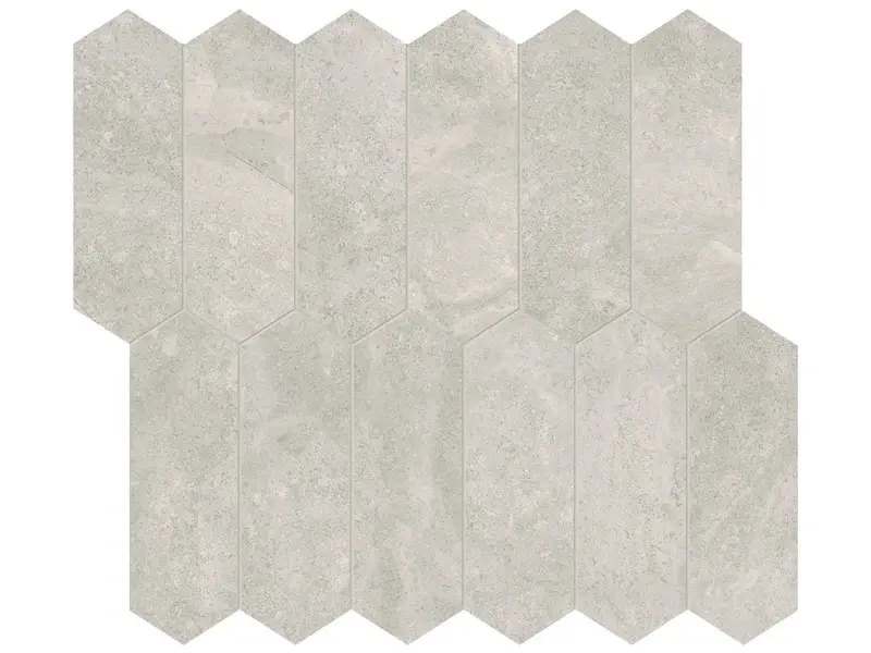 Anatolia Mosaic Anciano Grigio Picket Honed 11" x 12"