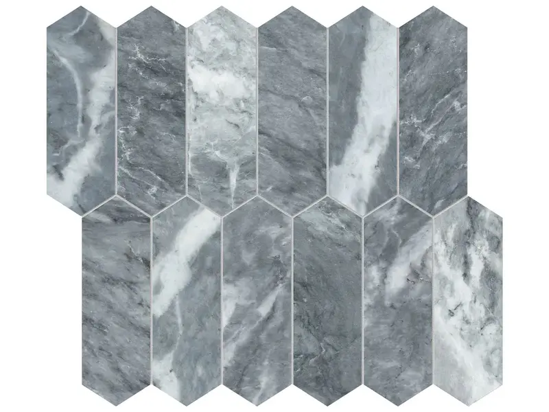 Anatolia Mosaic Aqua Intenso Picket Brushed 11" x 12"