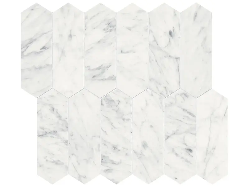 Anatolia Mosaic Eterna Bianco Picket Polished 11" x 12"
