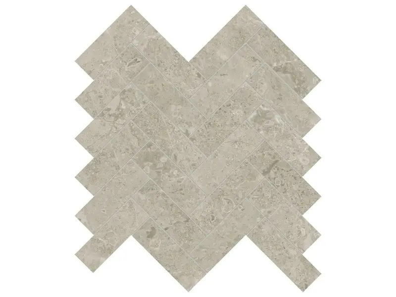 Anatolia Mosaic Ritz Gray Herringbone Honed 11" x 11"