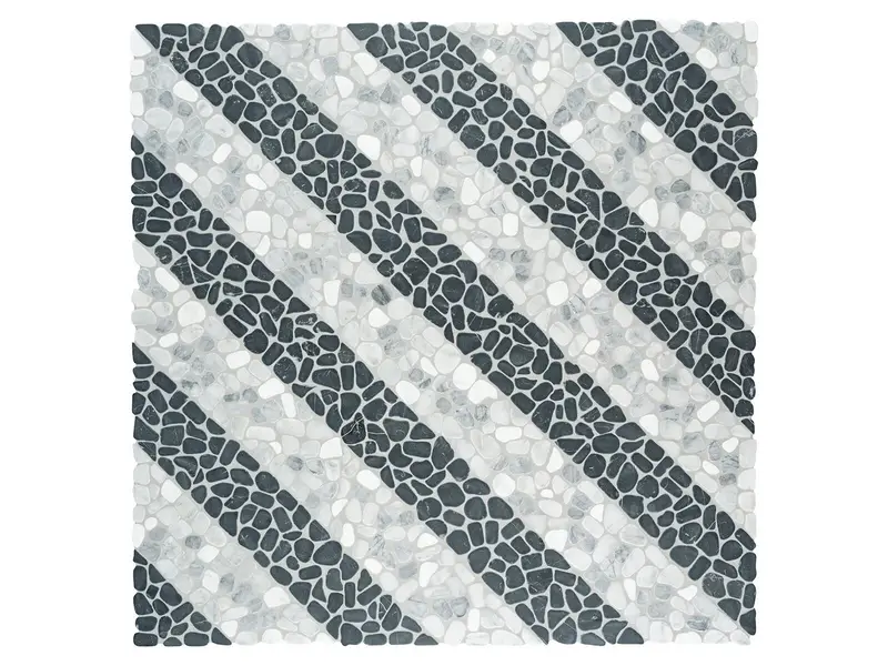 Anatolia Mosaics Cabana Galaxy Axis Pebble Tumbled 12" x 12"