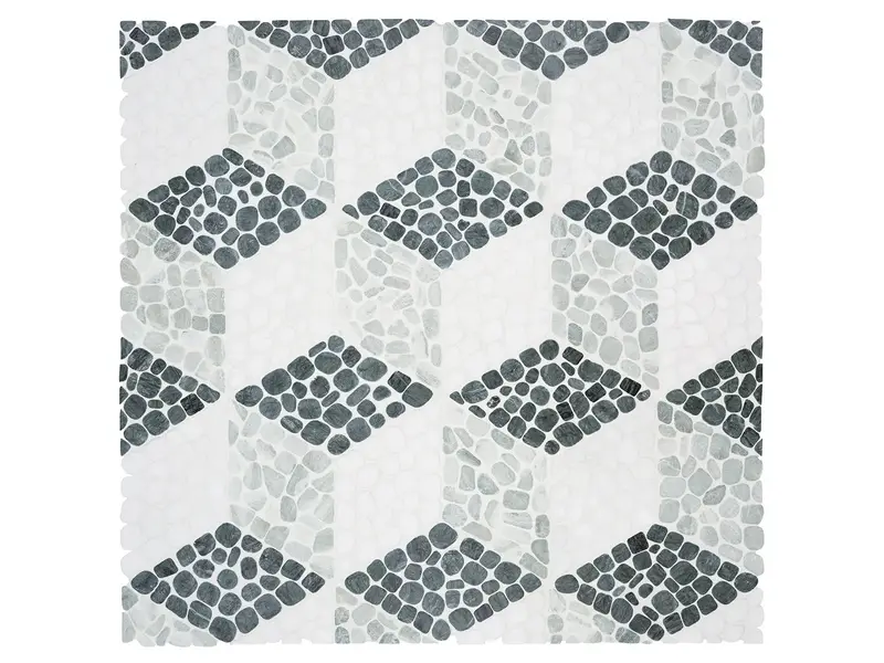 Anatolia Mosaics Cabana Jade Node Pebble Tumbled 10" x 12"