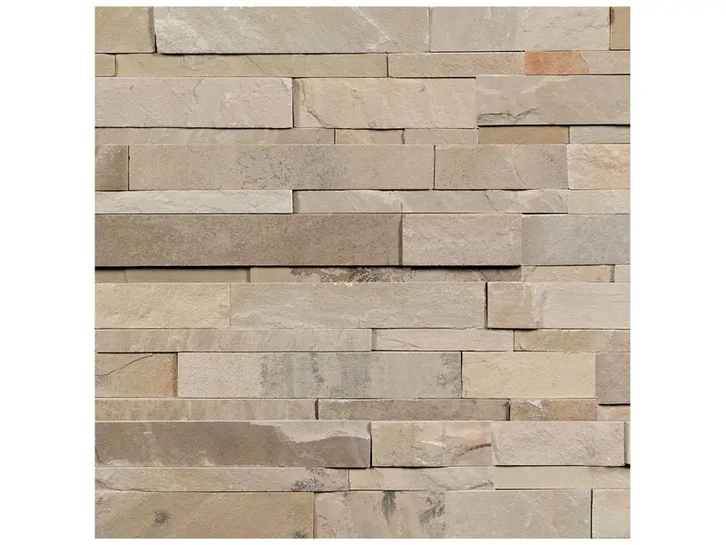 Anatolia - Natural Stone Mosaic Ledger Stone African Dune Honed - 6" x 24"