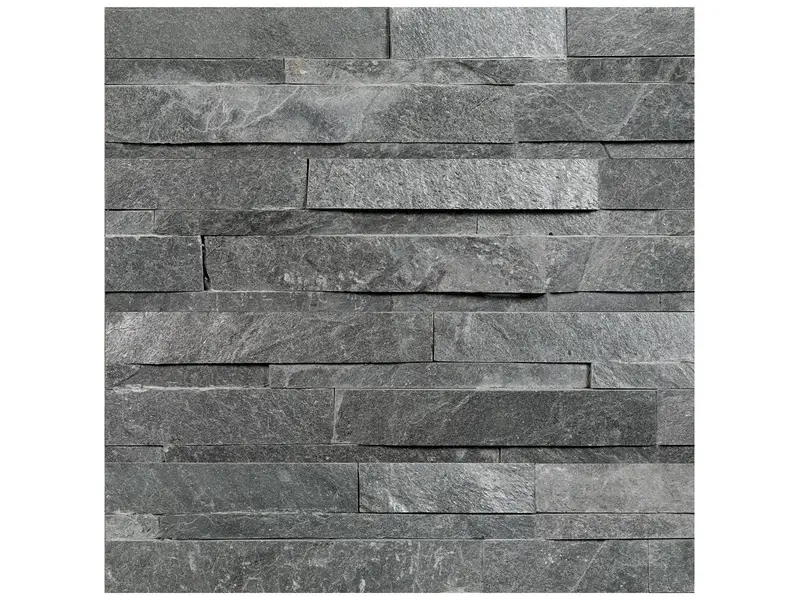 Anatolia - Natural Stone Mosaic Ledger Stone Astro Silver Assembled Corner Honed - 6" x 18"