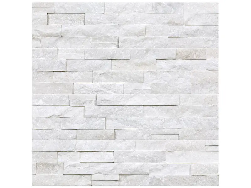 Anatolia - Natural Stone Mosaic Ledger Stone Glacier Corner Panel Honed - 6" x 24"