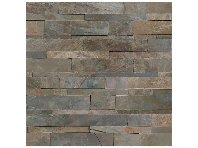 Anatolia - Natural Stone Mosaic Ledger Stone Indian Coast Honed - 6" x 24"