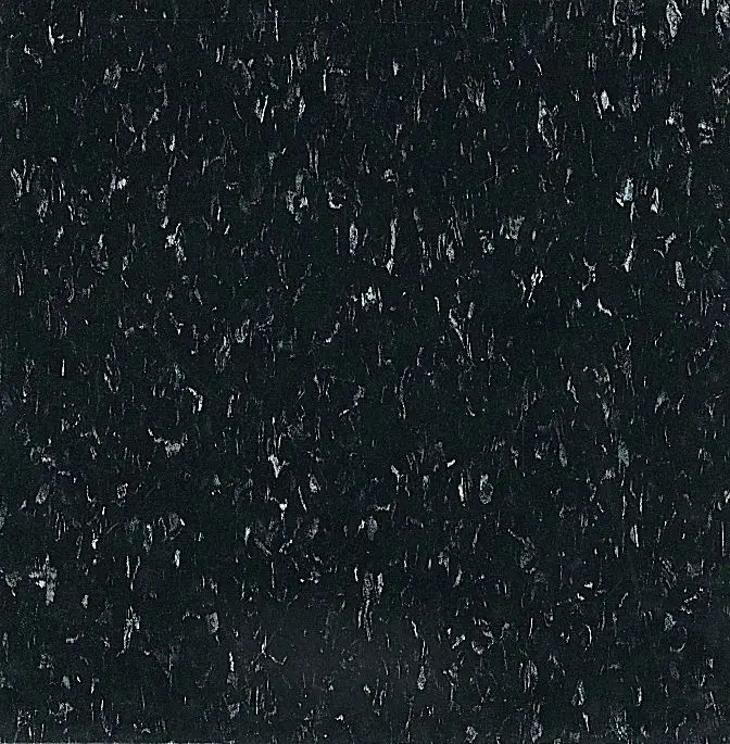 Armstrong Vinyl Tiles Standard Excelon Imperial Texture Classic Black Glue Down 12" x 12"