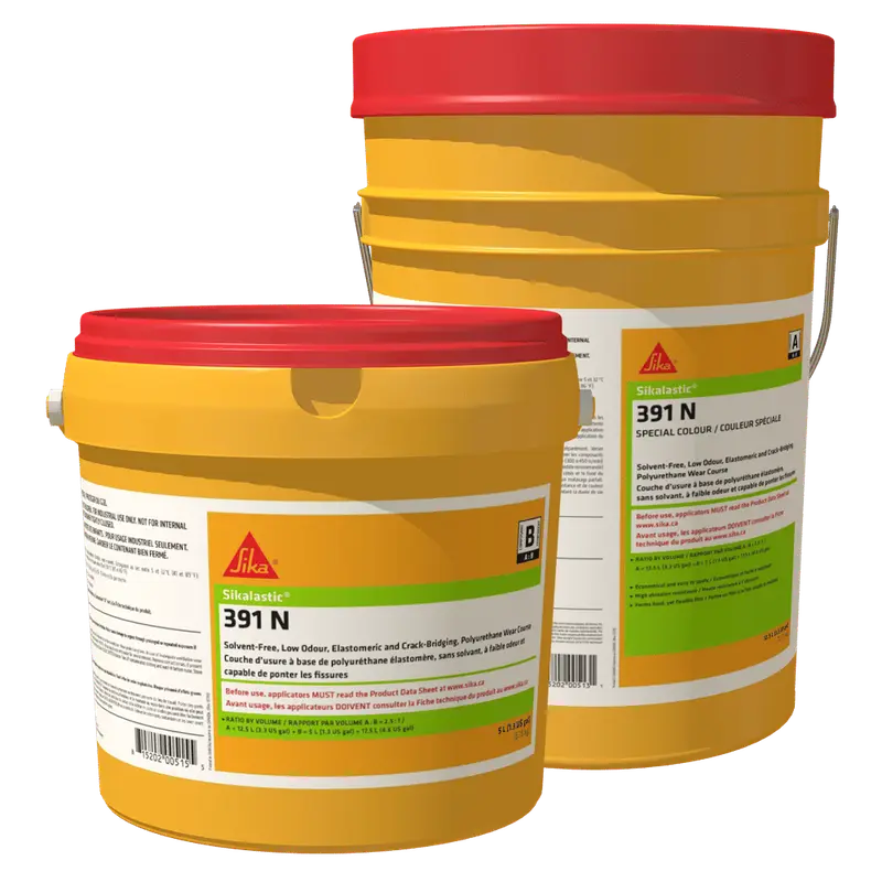 Sika - Polyurea Coating Sikalastic-391 N RAL 7012 Basalt Grey Part A + B - 17.5 L