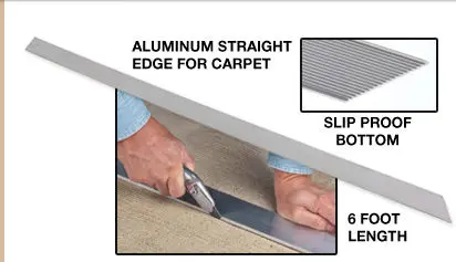 Crain - Carpet Straight Edge 6'