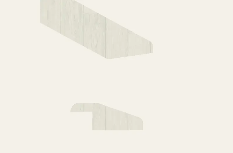 Planchers 1867 Laminate Flooring Authentic Premium Opal Oak Reducer 92"
