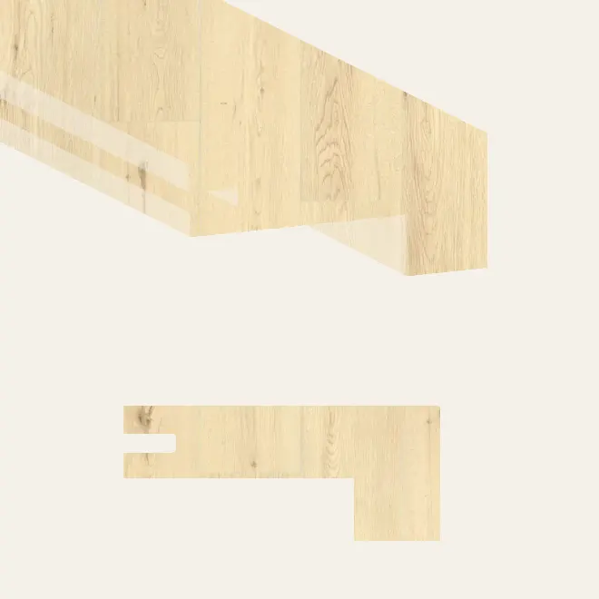 Planchers 1867 Laminate Artureon Norma Oak Chur Stair Nose 54-5/16"