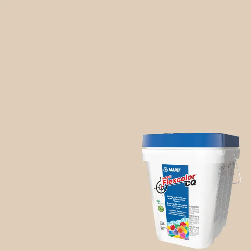 Mapei Flexcolor CQ Ready-to-Use Grout with Color-Coated Quartz - #49 Light Almond - 7.57 L