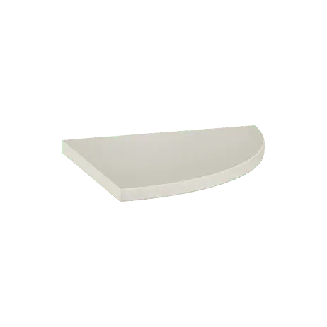 Anatolia - Shower Corner Shelf Marmiline Engineered Stone Polished Ash 9" x 9"