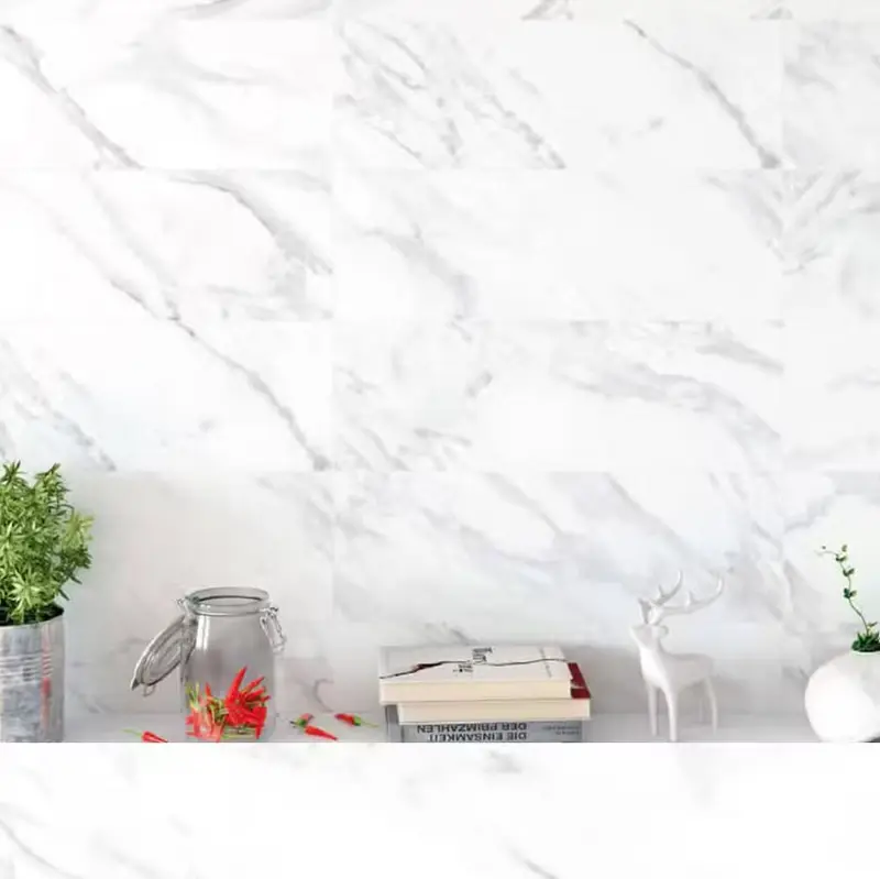 Planchers 1867 Floor Tiles Abadia Bright White Matte 12" x 24"