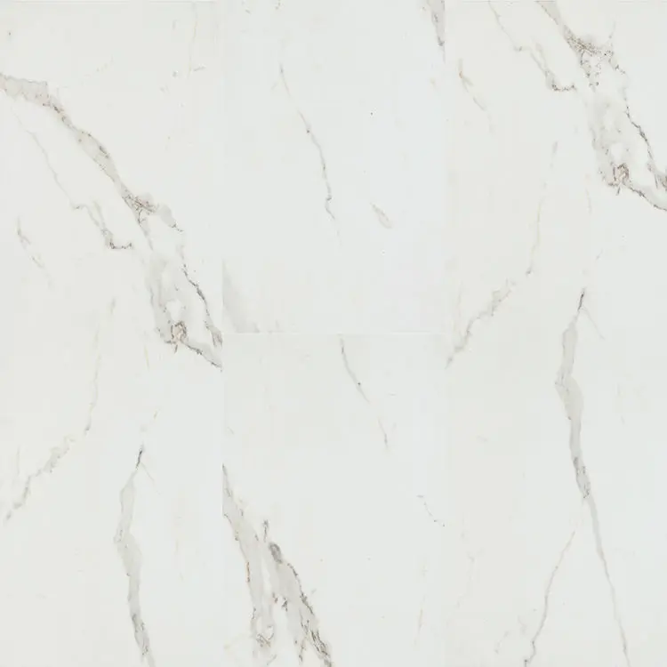 Next Floor Vinyl Tile StoneCast Monumental Plus Honed Carrara Click Lock 12" x 36"