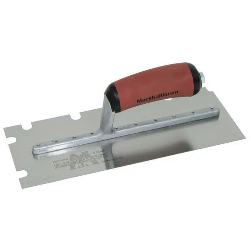 Marshalltown - 11x4 1/2 Notched Trowel 5/8 X 5/8 X 1 U