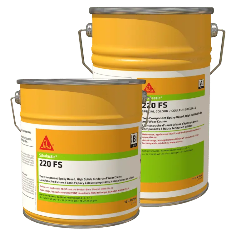Sika - Epoxy Binder Sikalastic 220FS Special color Part A + B - 18 L