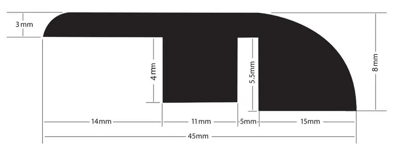 Planchers 1867 Vinyl Evolution Magma XL Bromo Reducer 94"