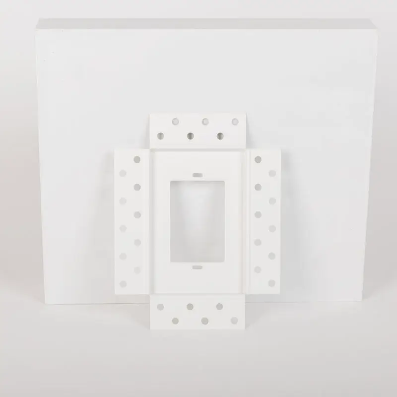 Fittes - Drywall Receptacle Mount for 5 Gang Satin White