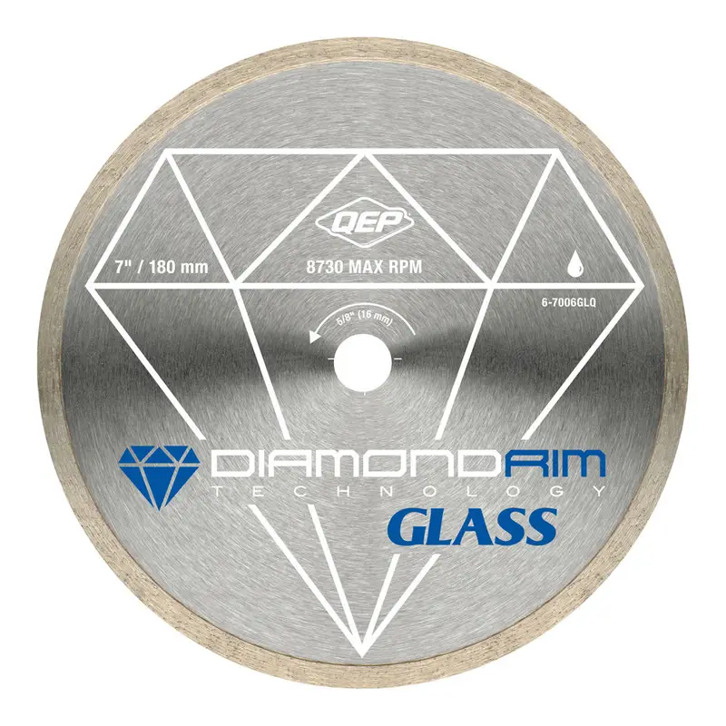 QEP - Continuous Wet Saw Diamond Blade 7" for Glass Tile