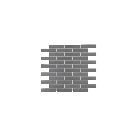 Anatolia - Mosaic Stainless Steel Glossy 1" x 4"