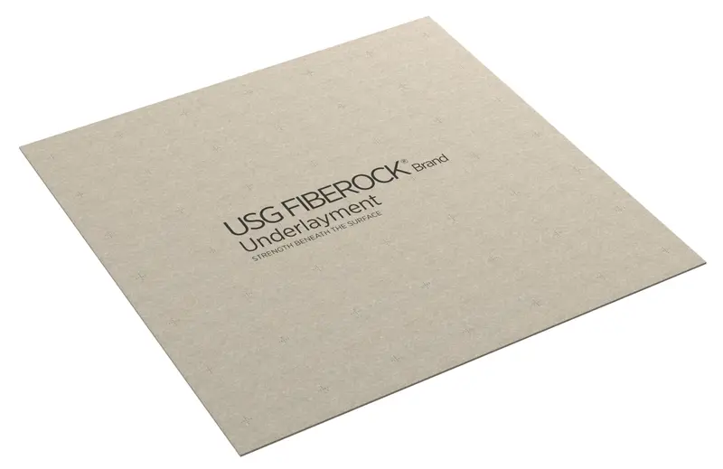 CGC - FIBEROCK - Aqua-Tough Underlayment Panels - 4 X 4 X 3/8"