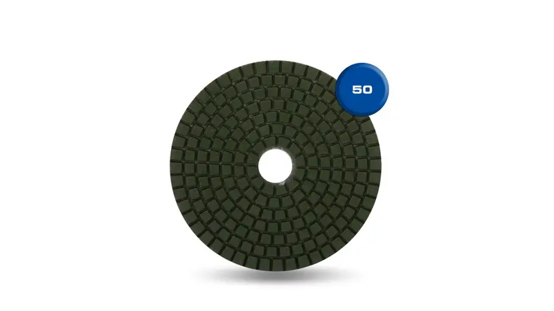 Rubi - Resin Wet Polishing Pad Grit 50 4"