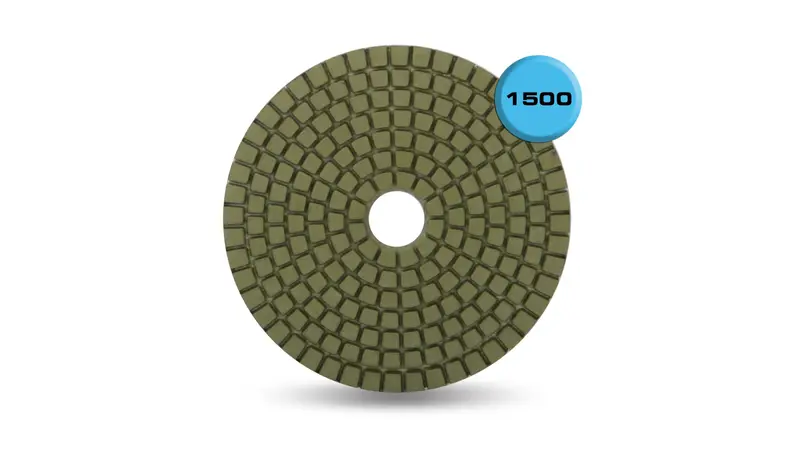 Rubi - Resin Wet Polishing Pad Grit 1500 4"