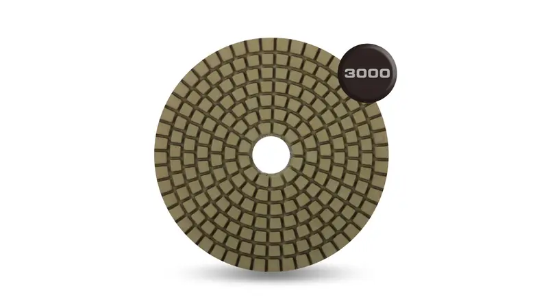Rubi - Resin Wet Polishing Pad Grit 3000 4"