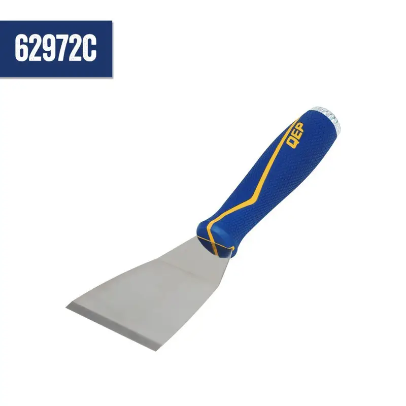 Chisel Scraper Stainless Steel 3" with Rubber Handle