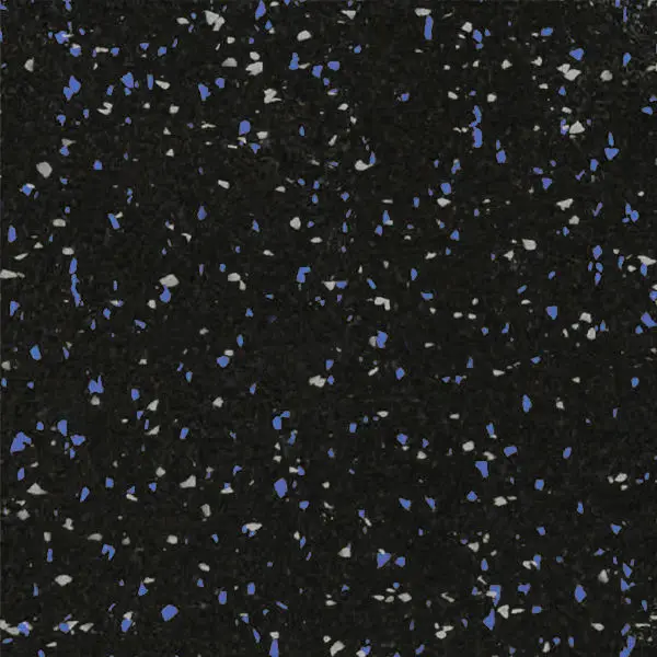 Amorim Rubber Tile Rubber Sport Blue Grey Loose Lay 36" x 36"