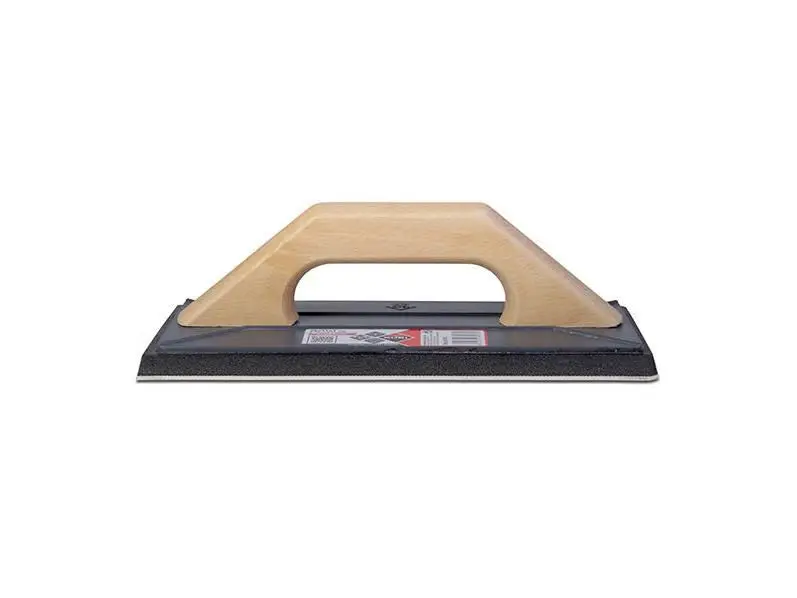 Rubi SUPERPRO Wooden Handle Rubber Grout Floats 9-13/16" x 4-5/16"