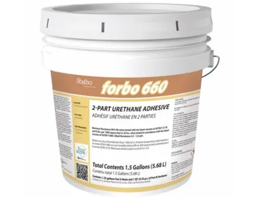 Forbo 660 Two-Part Urethane Adhesive - 1.5 gal