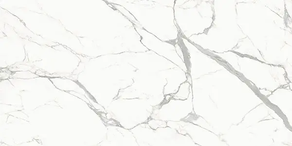 Centura Floor Tiles Ultra Bianco Statuario Bookmatch Polished 60" x 120"
