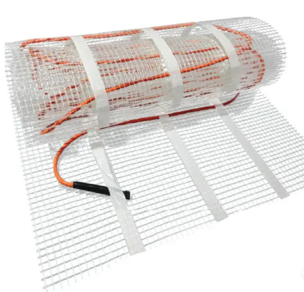 Drexma Floor Heating Mat WarmAll Interior Concrete Slab on Sticky Mesh 6W 240V (222 sqft)